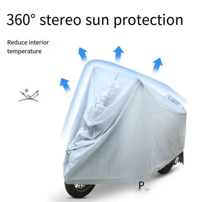 Housse de protection solaire pour véhicule électrique extérieur imperméable en PEVA pour voiture vélo moto occasions spéciales