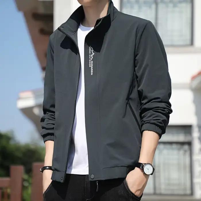 Veste à col montant pour hommes