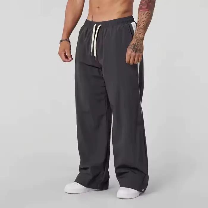 Printemps automne nouveau pantalon de survêtement hommes ample décontracté