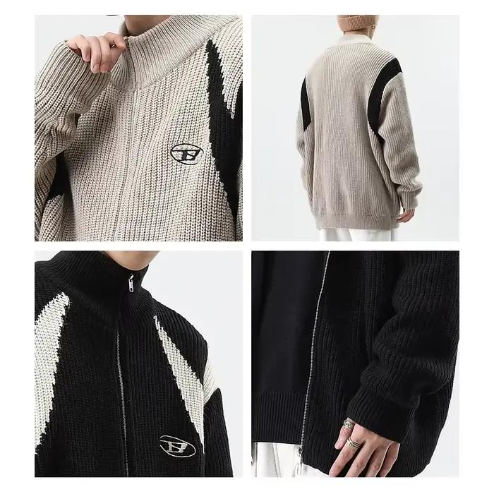 Pull à panneaux pour hommes