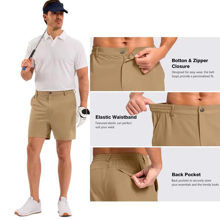 Shorts décontractés pour hommes Shapershark : Shorts de golf