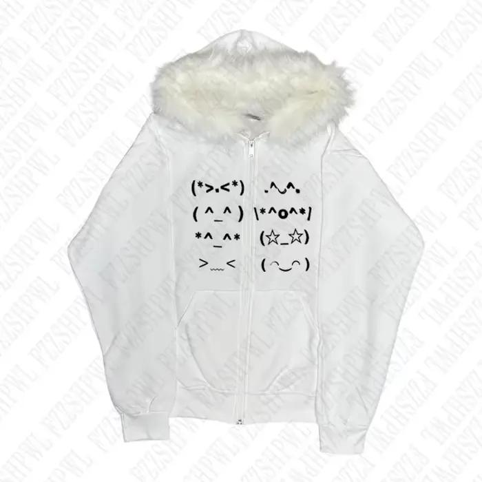 Sweat à capuche zippé Harajuku