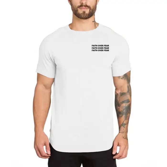 T-shirt d'été à manches courtes Faith Over Fear pour homme