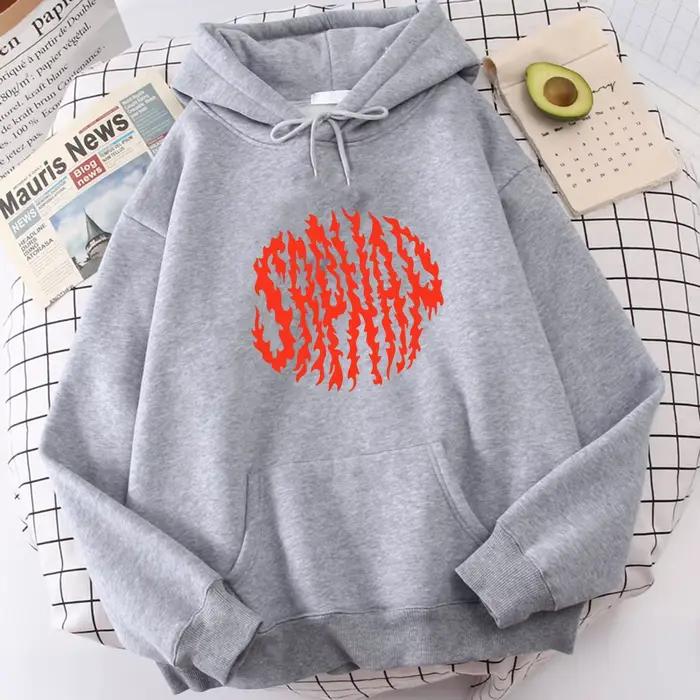 Saplap – sweat-shirt à capuche à manches longues pour femme