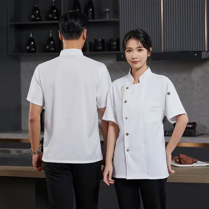 Veste de cuisinier d'été