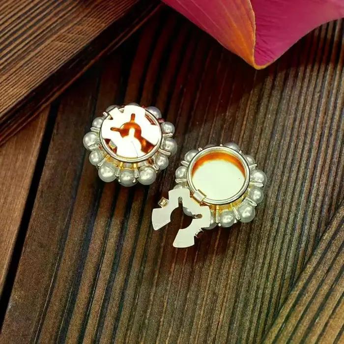 Boutons de manchette uniques en perles pour homme – Cache-boutons élégants pour vêtements