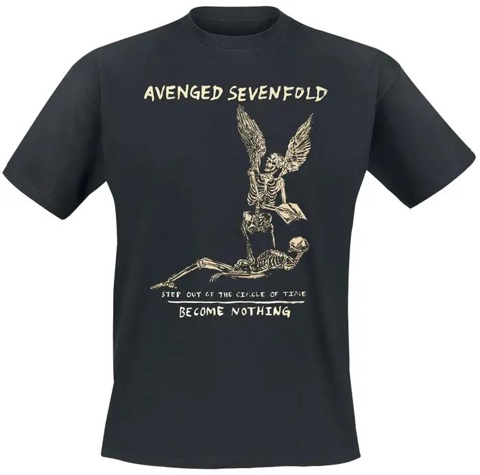 T-shirt en coton inspiré d'Avenged Sevenfold