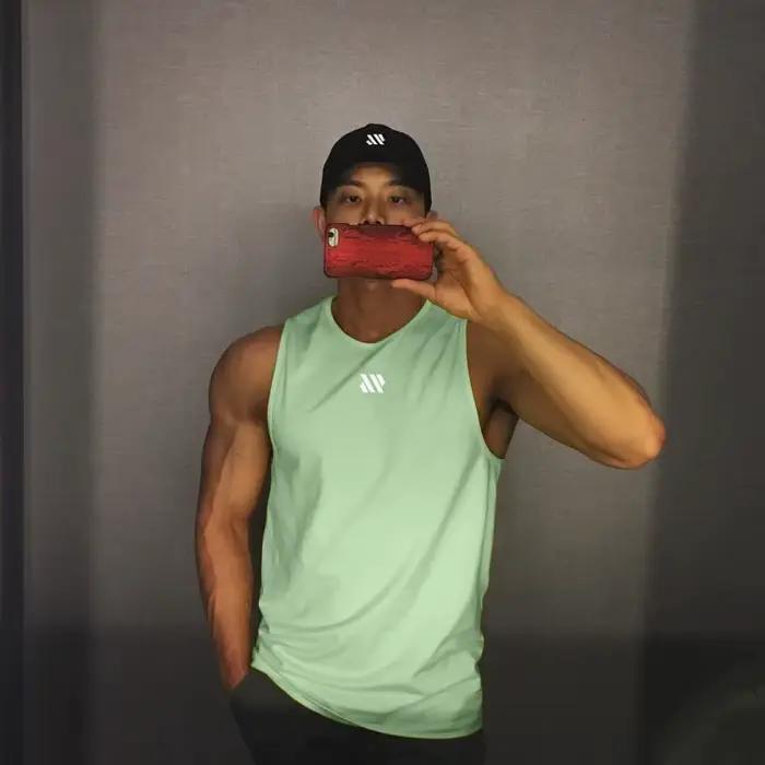 GITF Mannen musculation débardeurs gymnastique entraînement Fitness Mouwloos chemise course Kleding