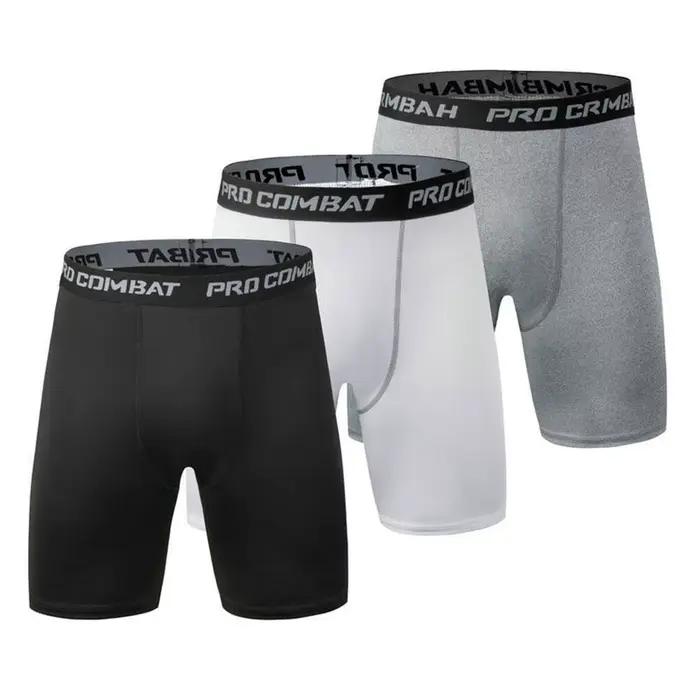 Leggings de sport à compression élastique pour hommes, pantalons de fitness, collants de gymnastique
