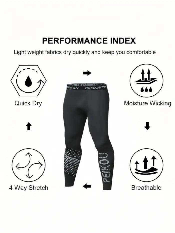Pantalons serrés de sport de basket-ball, leggings serrés compressés à haute élasticité, respirants