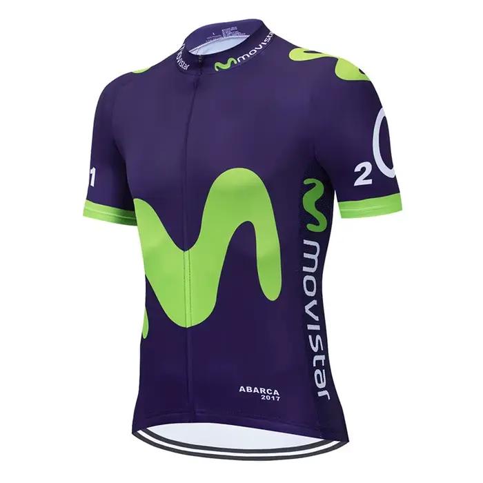 Movistar Team – vêtements de cyclisme à manches courtes, pour vtt, à séchage rapide, vêtements de sp