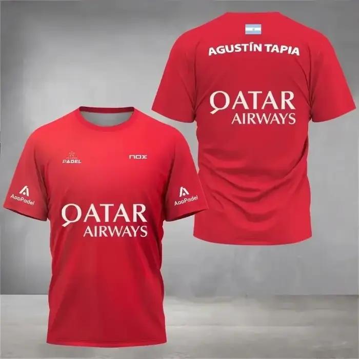 T-Shirt d'été à manches courtes pour hommes et enfants, T-Shirt d'entraînement sportif de Badminton