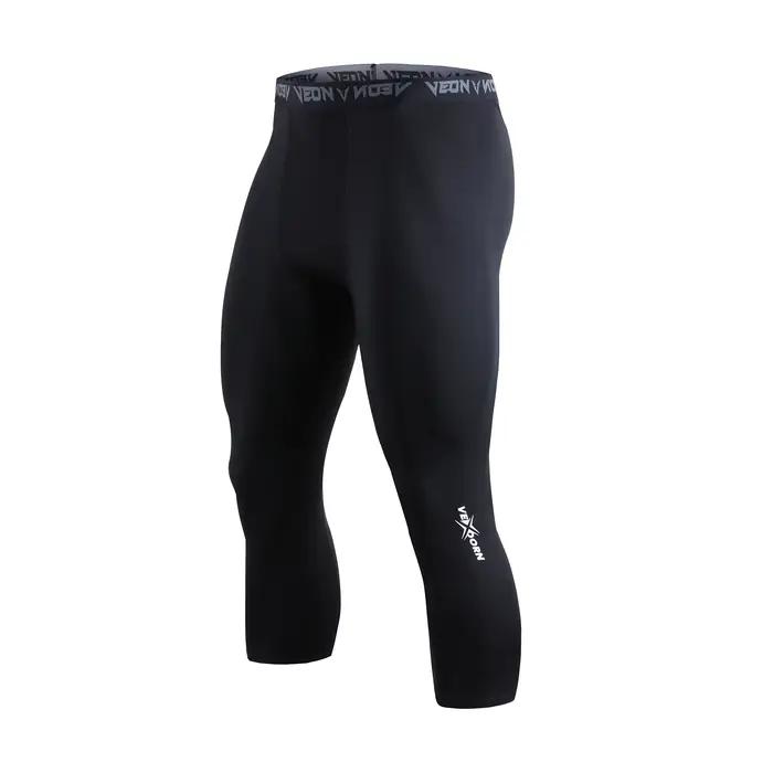 Pantalons de Compression pour hommes, collants Cool et secs, couche de base de sport, collants de co