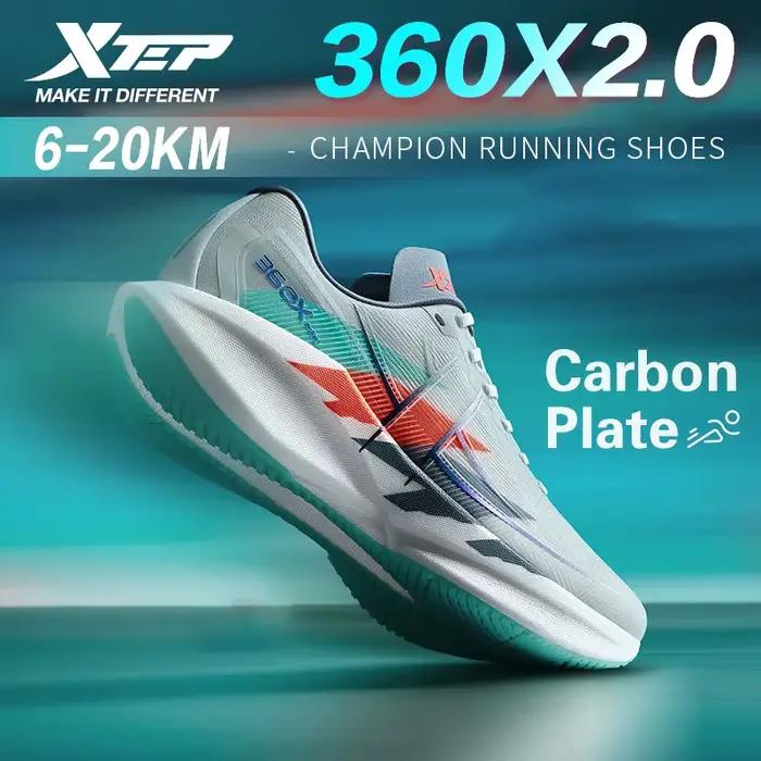 Xtep 360X 2.0 chaussures de course Marathon professionnelles pour hommes course plaque de carbone ch