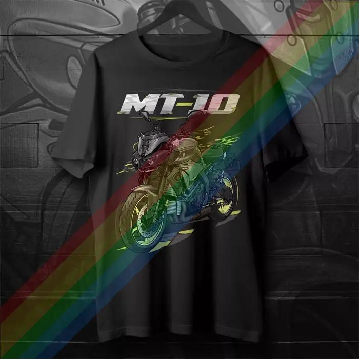 2025 homme t-shirt décontracté MT-10 2016-2021 moto t-shirt graphique été manches courtes 100% coton