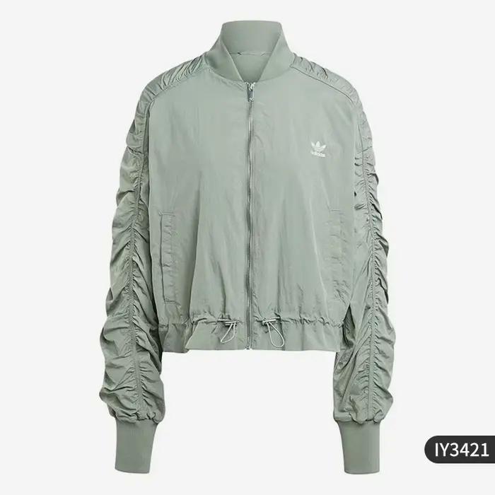 Adidas officiel véritable Trefoil femme rétro tissé veste de sport décontractée IY3421