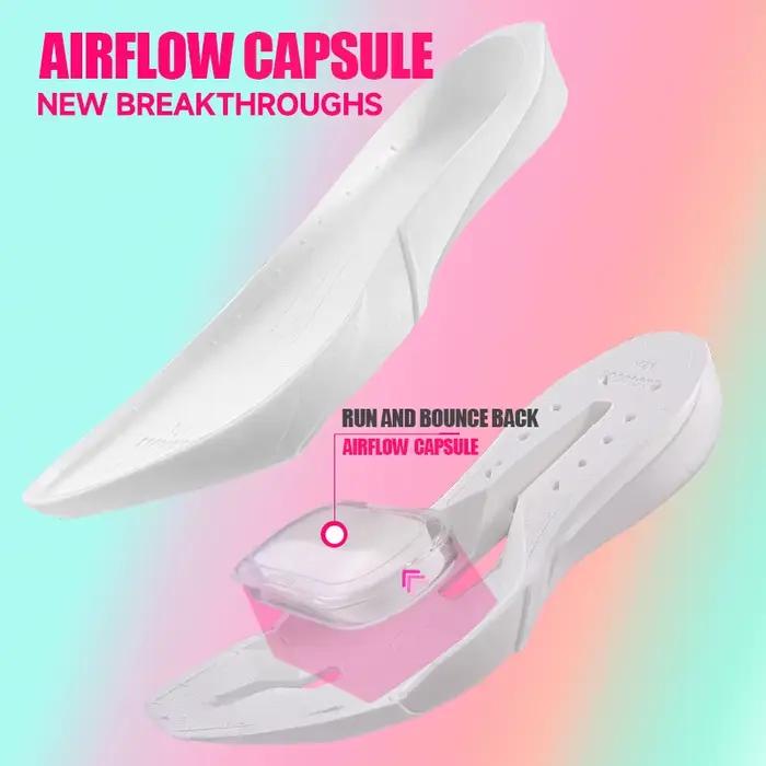 IRUNSVAN POFENG-Chaussures de course à coussin d'air pour hommes, baskets respirantes, absorption de