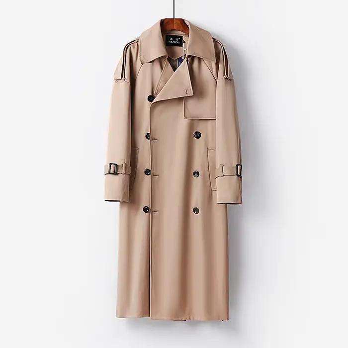 Manteau long coupe-vent ample pour homme 2026, version coréenne, décontracté, quatre saisons, pour h