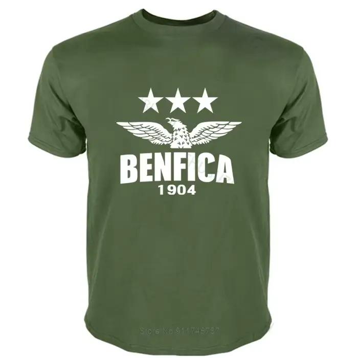 T-shirt hommes haut d'été t-shirts BENFICA imprimé t-shirt à la mode Hip Hop Streetwear Teeshirt nou