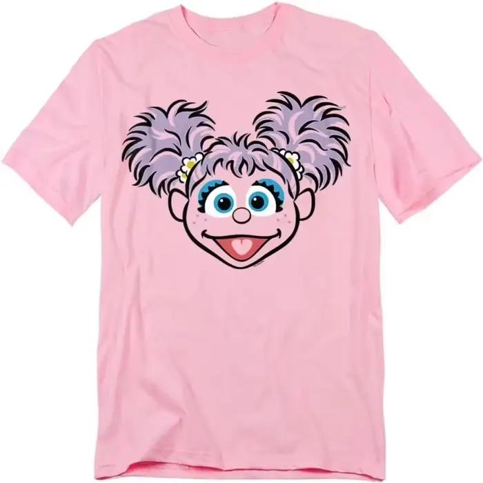 T-shirt décontracté et à la mode pour hommes et femmes, Sesame Street, pour femmes, printemps et été