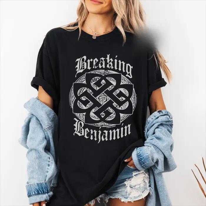 T-shirt Premium Breaking Benjamin - Album « We Are Not Alone » - Musique rock - Merchandise pour fan