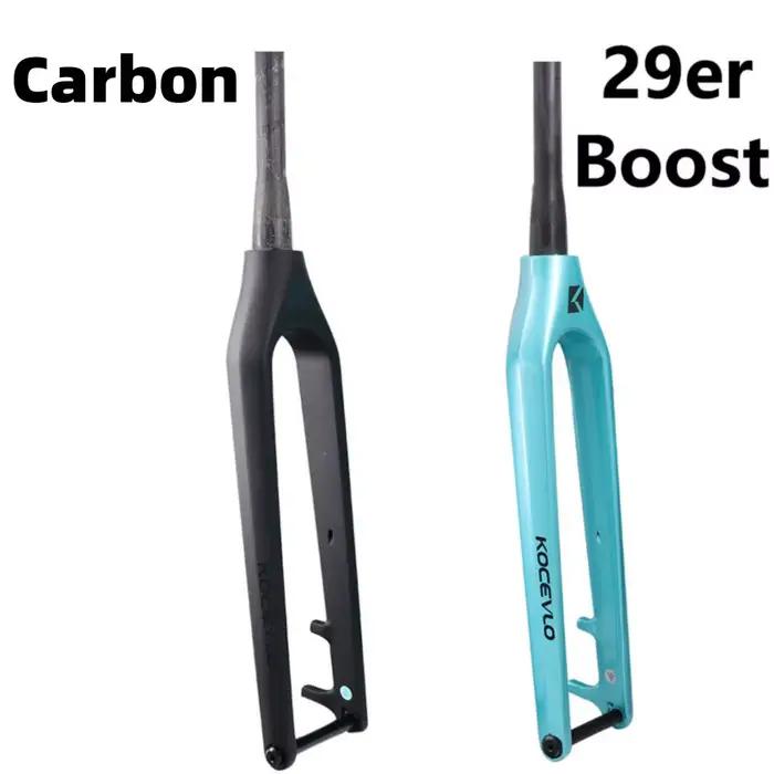 Fourche rigide vtt en carbone 29ER pour vélo de montagne, cadre 29 pour cadre de vélo vtt 29 180mm,