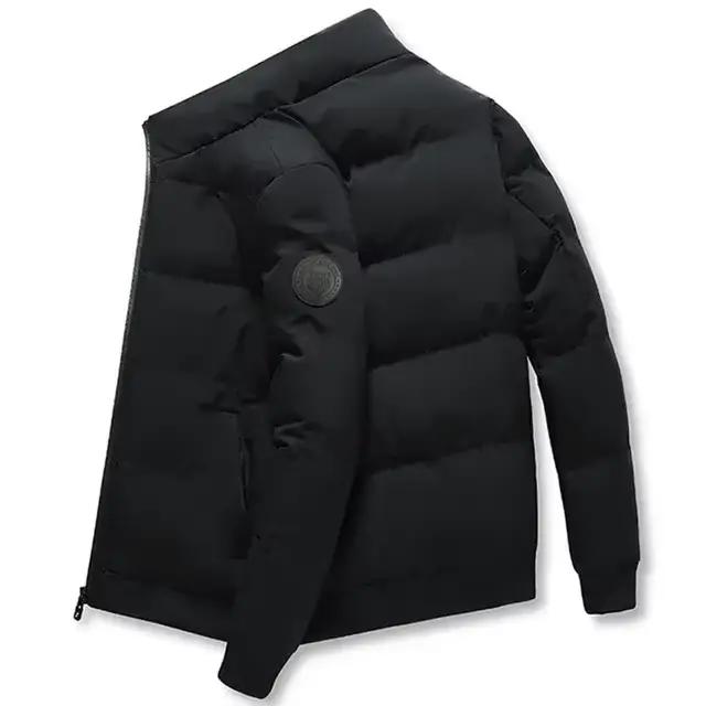 Veste chaude en coton pour hommes - Tendance de la mode hiver 2025 - Veste courte et chaude pour hom