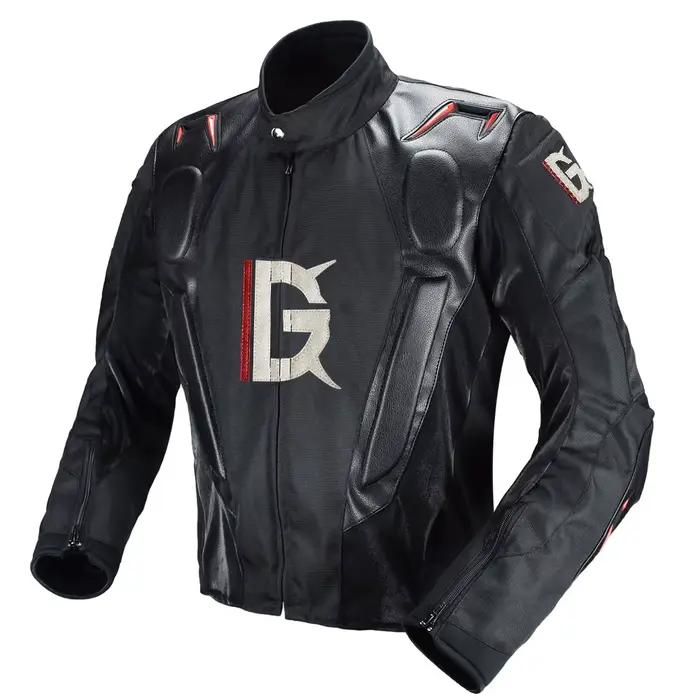Ensemble de combinaison de moto avec protection airbag intégrée, équipement de conduite textile dura