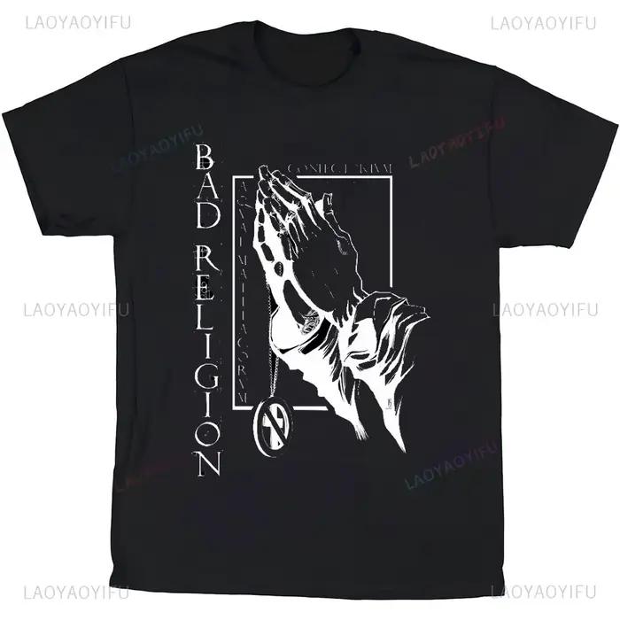 Bad Religion-T-Shirt Slimfit pour hommes contre le Grain