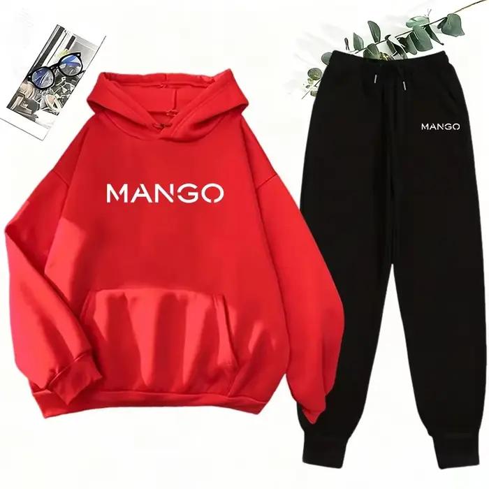 2025 nouvelle tendance femmes sweat et pantalons de survêtement 2 pièces ensemble urbain décontracté mode