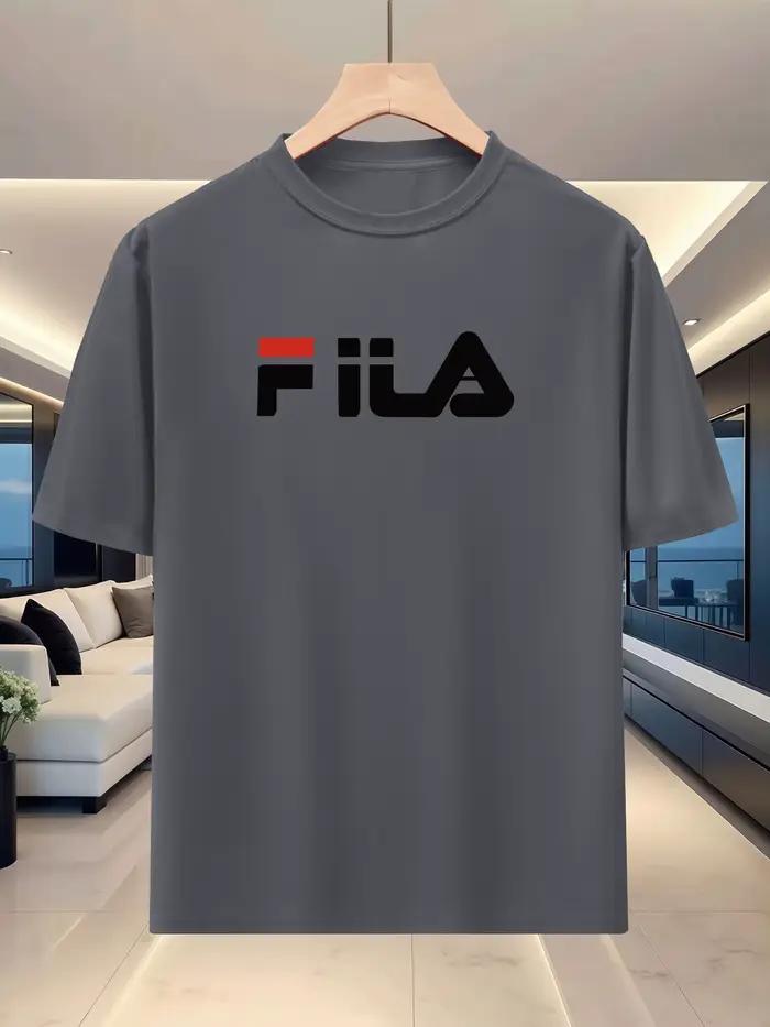 T-shirt d'été pour homme à col rond et manches courtes - Tissu léger et respirant - Sports de plein air