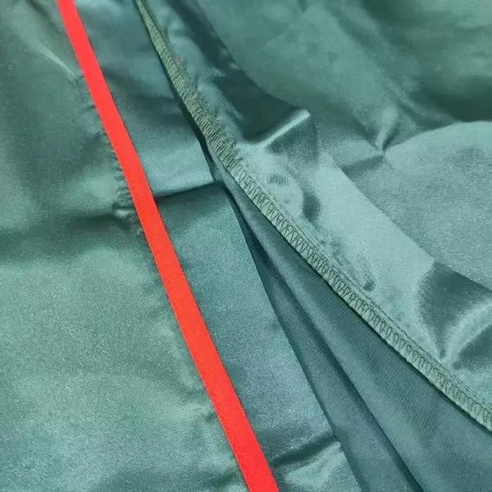 InjSatin-Robe de Boxe Verte avec Capuche pour Homme et Femme