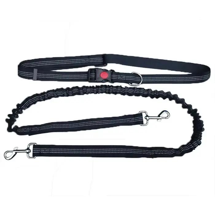 Laisse de chien mains libres pour animaux de compagnie, accessoires de marche pour chiens, course à pied, Jogging, laisse de chien réglable, ceinture de poitrine, corde de Traction