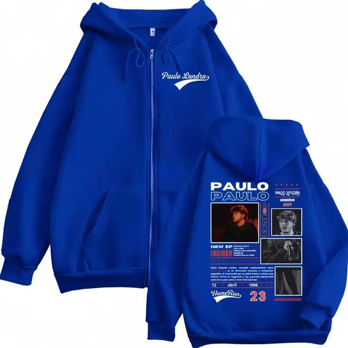Rappeur Paulo Londra Homerun Album Merch sweat à capuche Harajuku Hip Hop Pop musique