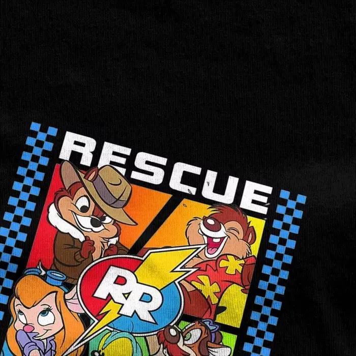 T-Shirt surdimensionné Chip And Dale Rescue Rangers 100 coton t-shirts Chipmunks
