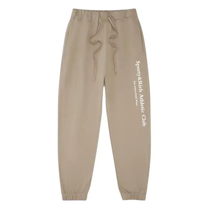 Pantalon de survêtement en coton éponge pour femme