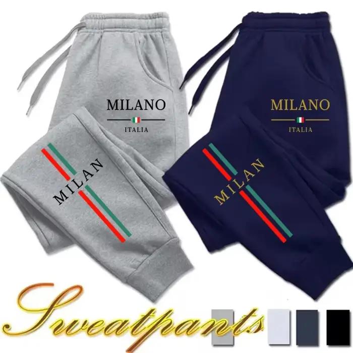 Pantalon de jogging imprimé Milan City 2025 – Nouvelle collection automne-hiver pour hommes et femmes – Qualité supérieure pour le sport et les loisirs en extérieur