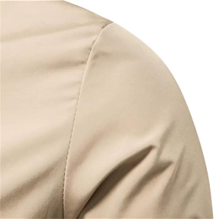 AIOPESON couleur unie Bomber veste hommes décontracté coupe ajustée Baseball