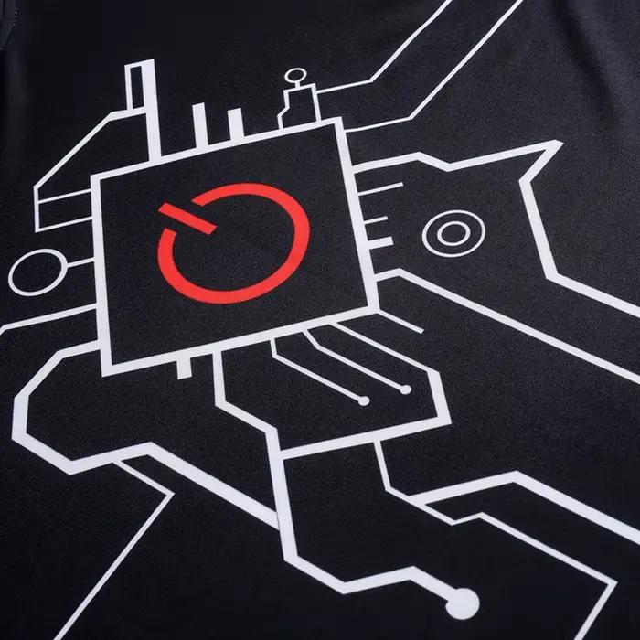 T-Shirt à manches longues pour hommes, coupe cintrée par Sublimation 3D, décontracté, respirant, personnalisé, pour la course à pied et la salle de sport