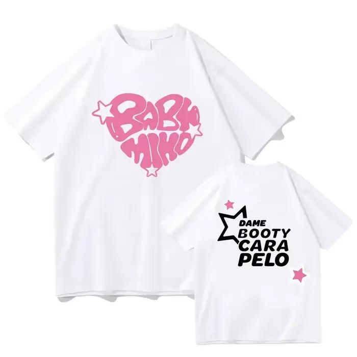 XOXO Tour 2024 Baby Miko T-shirts YoungMiko Rapper Printing Tee-shirt Short Sleeve Summer O-neck