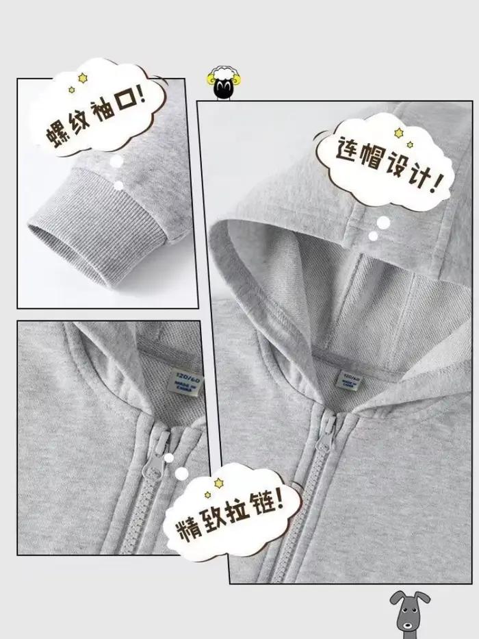 Veste pour filles Hello Kitty, manteau à fermeture éclair, pull imprimé chat de dessin animé, sweat à capuche fin pour printemps et automne, vêtements d'extérieur en coton, cadeaux d'anniversaire