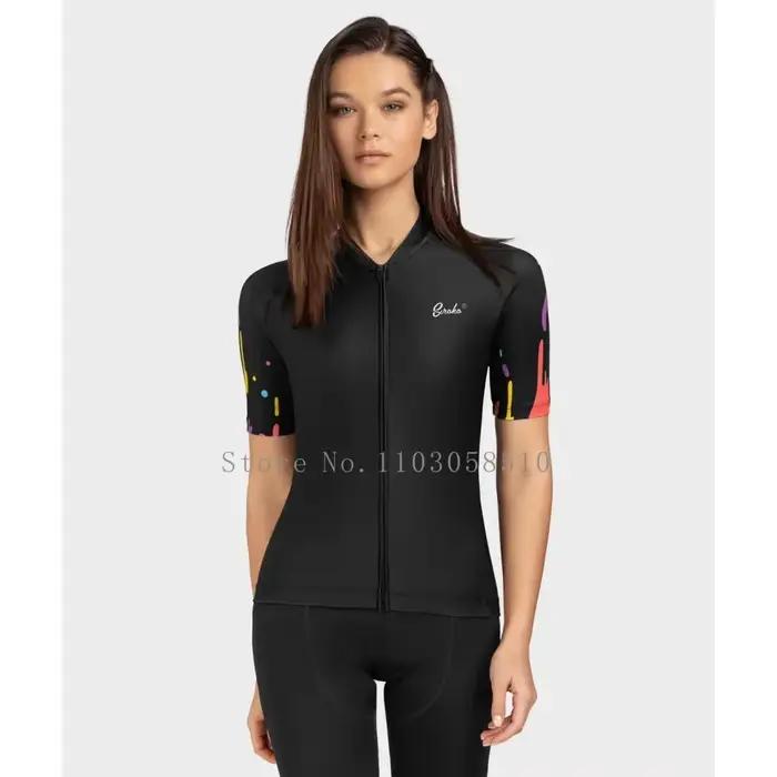 Siroko femmes Maillot de cyclisme été à manches courtes chemises séchage rapide Ciclismo