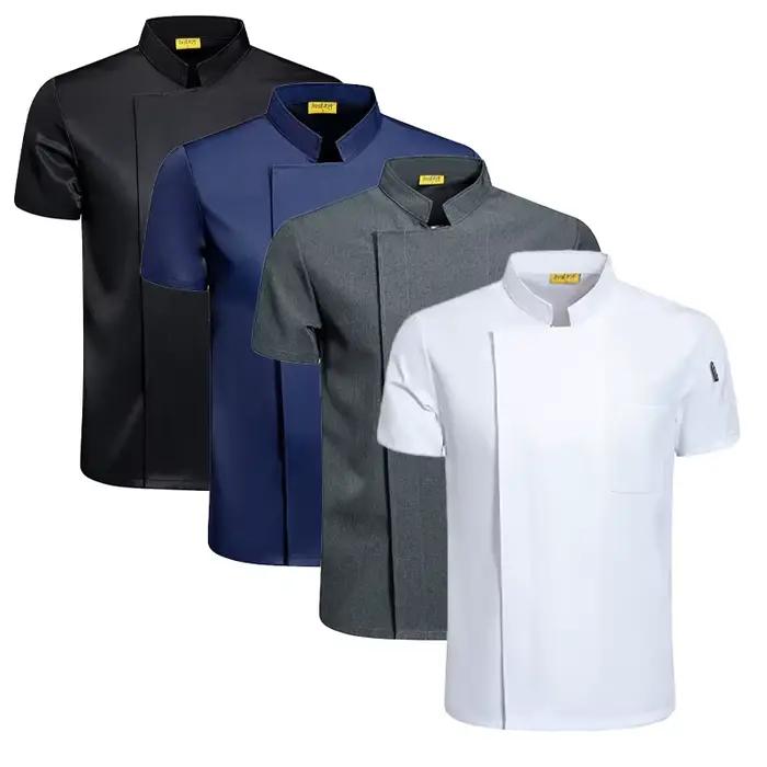 Veste de cuisine de restaurant, vêtements de travail de salle à manger, uniforme de chef de pizza, gilet de Chamonix, hôtel attribuable, été