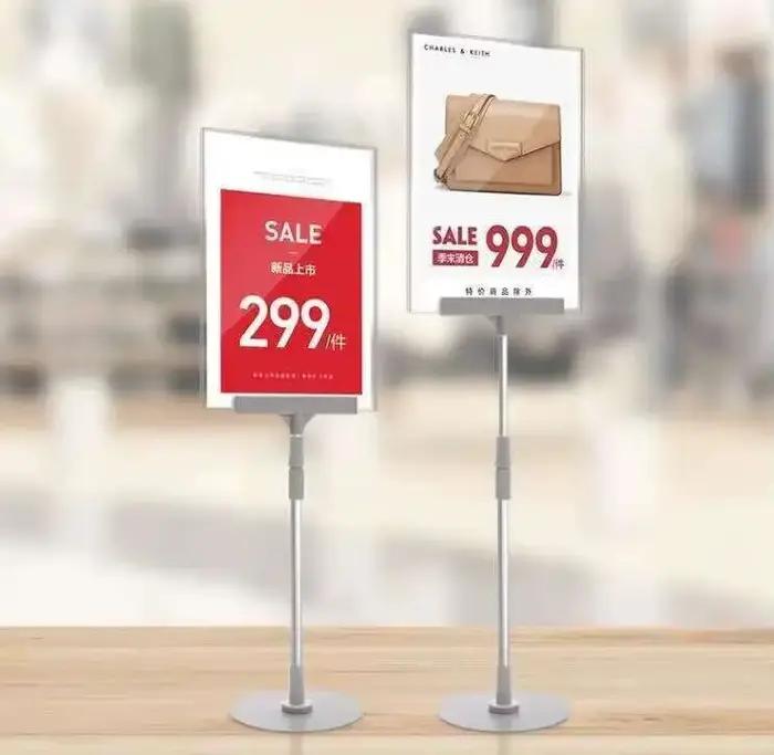 Support de bannière A4 pour magasin de vêtements, affiche d'affichage publicitaire, Placement de bureau, cadre en acrylique