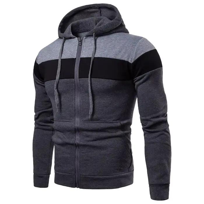 Sweat à capuche pour hommes noir blanc armée vert rouge