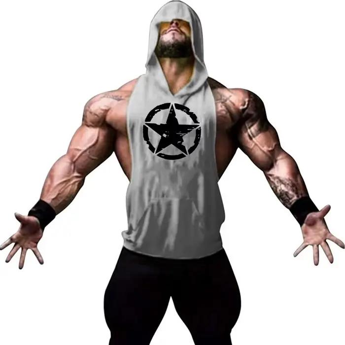 Gilet de fitness à manches courtes pour hommes