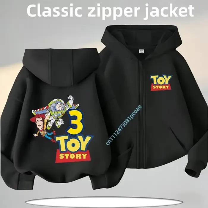 Sweat-shirt à capuche zippé pour enfants Toy Story