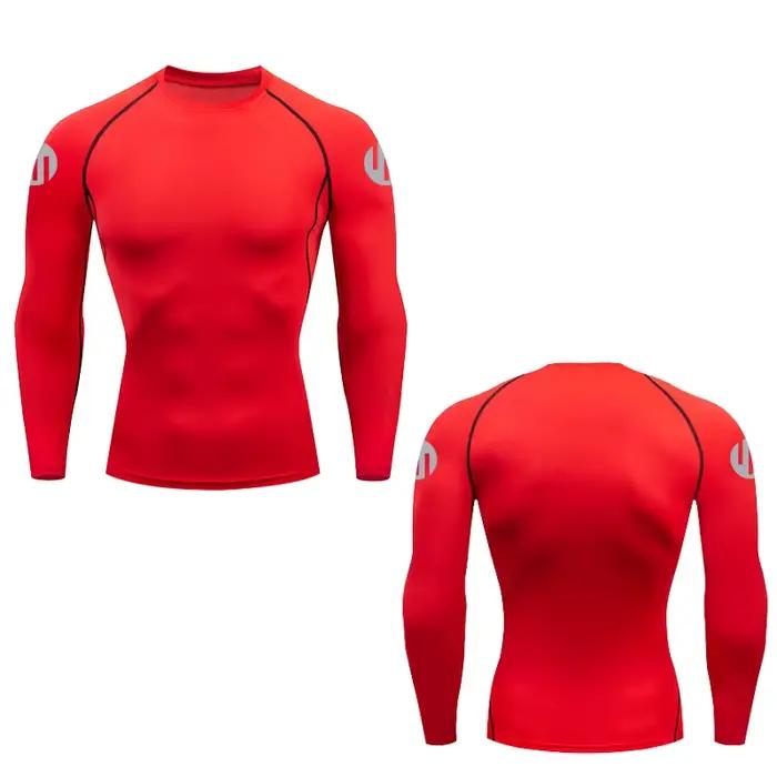 T-shirts de course à manches longues pour hommes