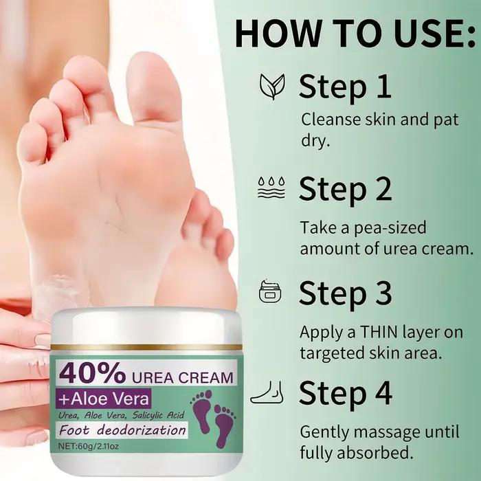Crème déodorante pour les pieds - Élimination puissante des odeurs et protection contre la transpiration