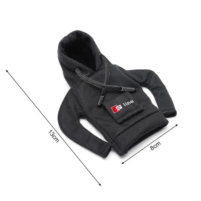 Kit de housse de levier de vitesse antidérapante en forme de sweat-shirt pour Audi Sline S6 S7 SQ5 SQ7 A5 A6 A7 A8L Q5 Q6 Q7 Q8 TT